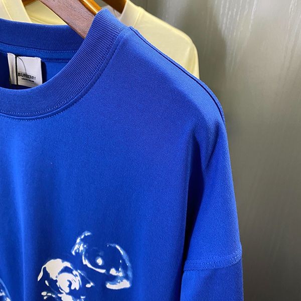 超人気 バーバリー ローズ Tシャツ 偽物 レギュラーフィット 8081394
